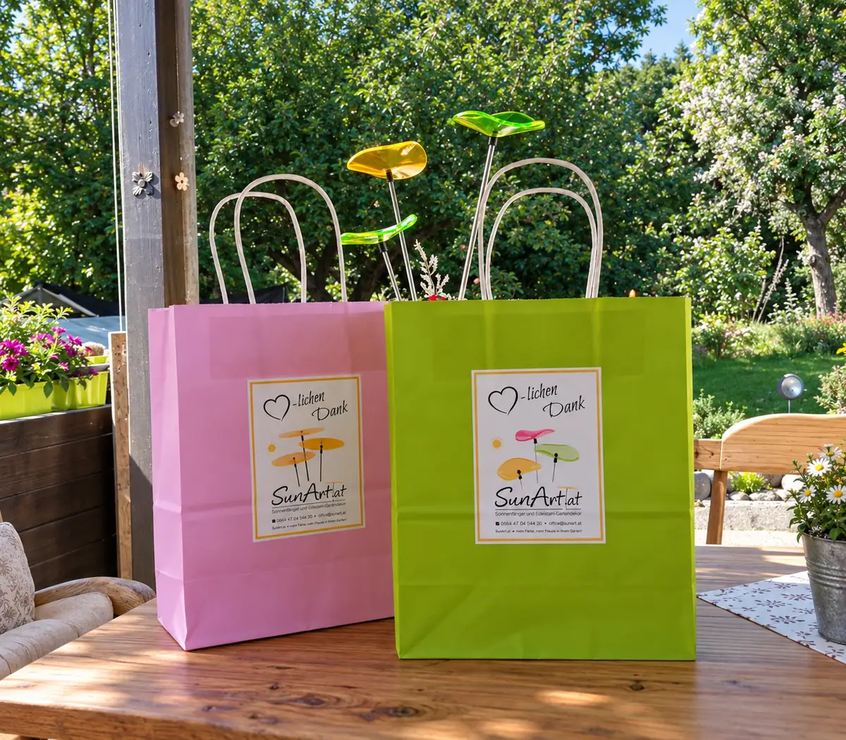 SunArt Geschenktaschen mit Sonnenfängern